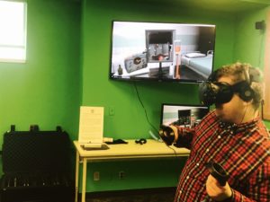 Man trying VR - Idaho Virtual Reality