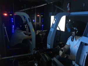 VR Gunner simulation