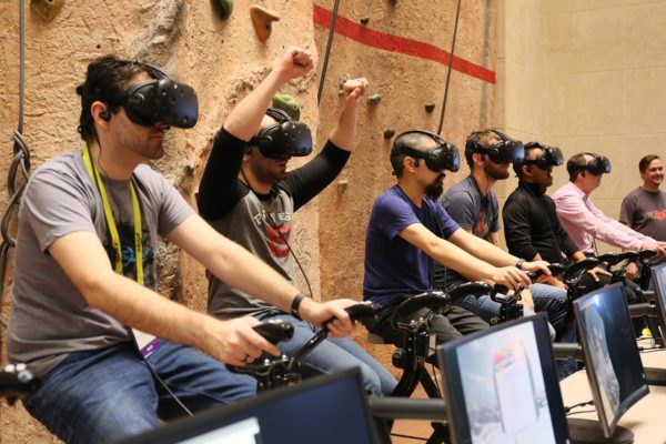 VirZOOM vSports Competition Sponsored by AMD, HTC, Fitbit and Life Fitness (PRNewsfoto/VirZOOM)